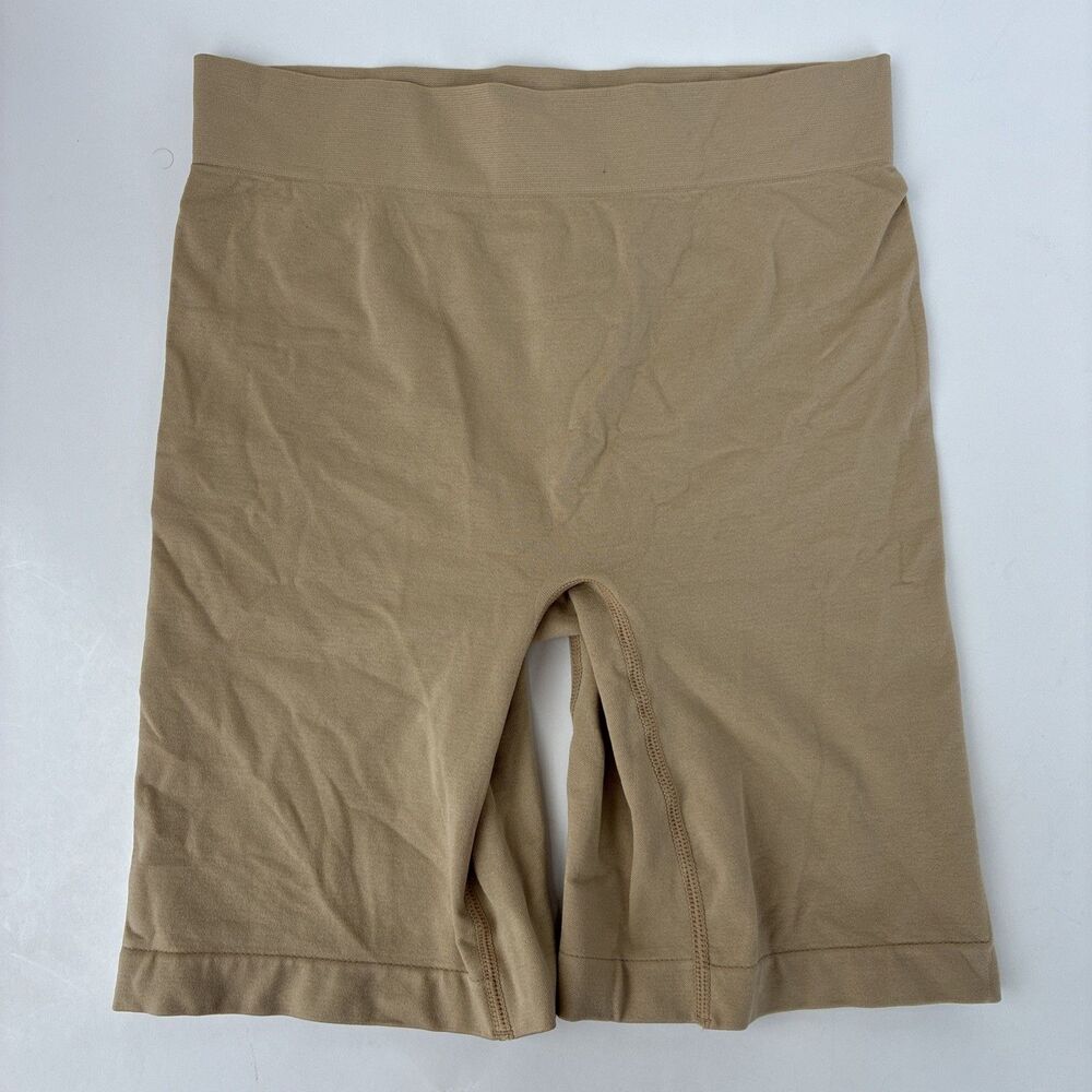 Beige Shapewear Bike Shorts Size Medium